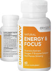 Awakening Natural Energy & Focus Nootropic Supplement with Panax Ginseng - 60 Caps