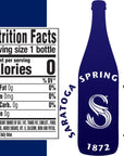 Saratoga Natural Spring Water  12 oz NonCarbonated Pack of 24