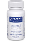 Pure Encapsulations Adrenal Cortex Supplement - Supplement to Support Cortisol Health, Energy Levels, Stress Moderation, and Adrenal Gland Function* - with Bovine Whole Adrenal & Cortex - 60 Capsules