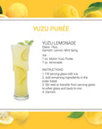 Monin  Yuzu Purée Sweet  Tangy Citrus Flavor Great for Teas Sodas Cocktails  More Natural Flavors No Artificial Sweeteners or Ingredients GlutenFree Vegan NonGMO Clean Label 1 Liter