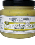 Terrapin Ridge Farms Garlic Kraut Mustard  One 34 Ounce Jar