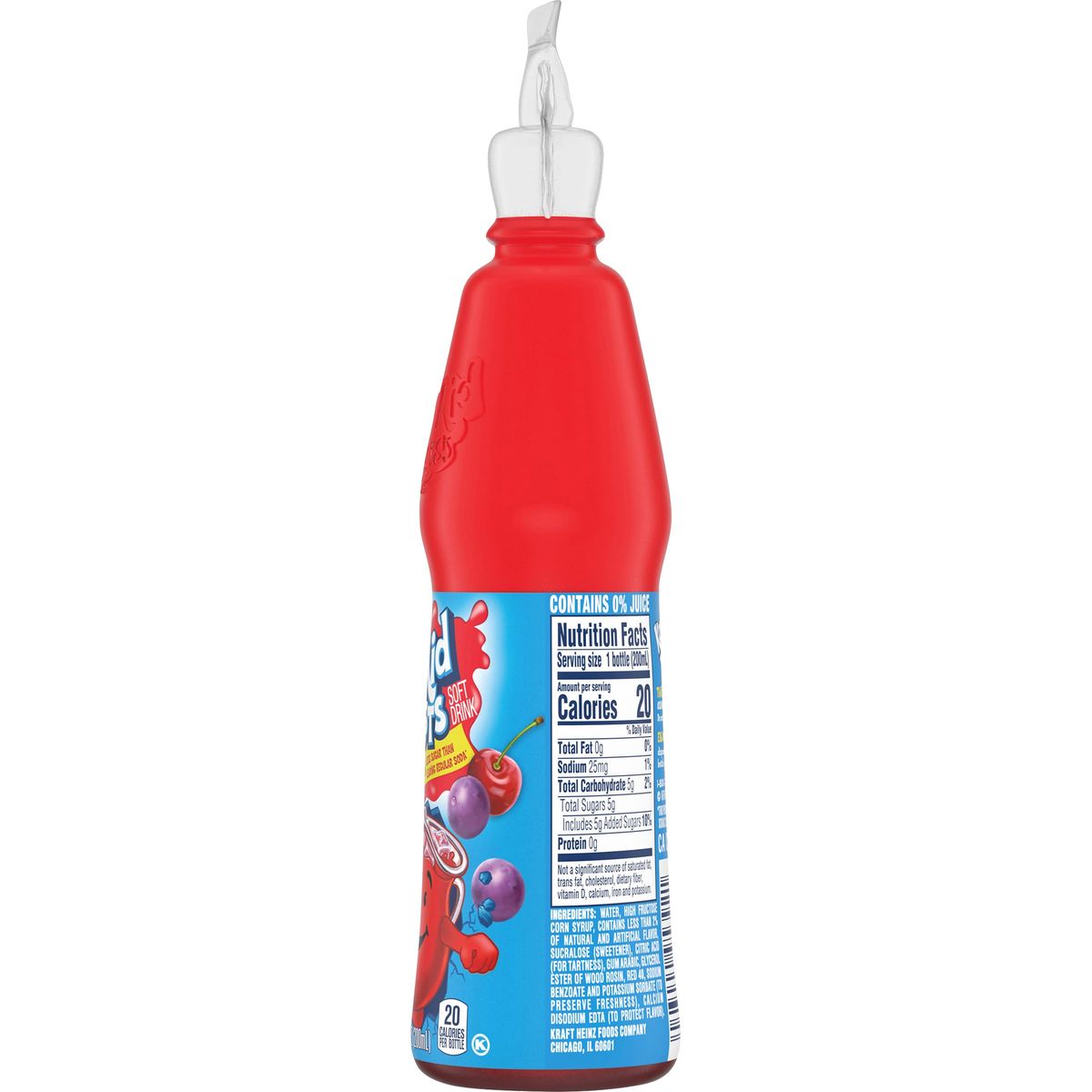 KoolAid Burst Soft Drink Variety Includes Cherry Berry Blue and Tropical Punch 675 fl oz 4 of each Flavor Pack of 12 with By The Cup Coasters