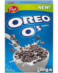 Post OREO Os Breakfast Cereal, Chocolatey OREO Cereal, 11 OZ Box (Pack of 14)