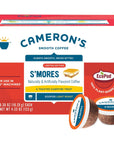 Camerons Coffee Single Serve Pods Smores Flavored 12 Count Pack of 6