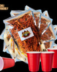 Crispy Thai Chili Snack, Ready To Eat, 120 g. Bag, Authentic Crispy Thai Chilis with Sesame Seeds, Genuine Crispy Spicy Thai Chilies for Snacking Anytime by Chili Boys