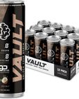 VAULT Caffeine Free Brain Energy Drink - 12 Fl Oz (Pack of 12)