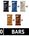 RXBAR Protein Bars Protein Snack Snack Bars Variety Pack 10 Bars