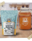 Fermentaholics USDA Certified Organic LooseLeaf Oolong Tea  Perfect For Homebrewing Kombucha Hot Tea And Iced Tea  OU Kosher Certified  Premium Taste Aroma And Flavor