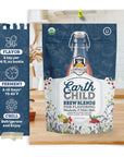 Fermentaholics Organic Earth Child Brew Blends Secondary Fermentation Flavoring for Kombucha Water Kefir and Other Fermented Drinks