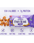 The Happy Snack Company Fava Beans Variety Pack 24 x 1 oz Smoky BBQ Flavor and Pizza FlavorGluten free Nut free Dairy free NonGMO and Vegan 5g Protein  130 Cals