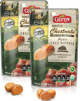 Gefen Organic Whole Peeled and Roasted Chestnuts 3oz 2 Pack  Chestnuts Peeled and Ready to Eat  Great for Cooking  Baking  Gluten Free  Kosher