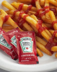 Heinz Ketchup, Single Serve Condiment Packets, 50 Count with By The Cup Spatula Knife