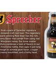 Sprecher Root Beer Great Tasting Hand Crafted FireBrewed Gourmet Craft Soda 16oz Glass Bottles 12 PACK