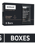 RXBAR Protein Bars, 12g Protein, Gluten Free Snacks, Chocolate Sea Salt (6 Boxes, 30 Bars)