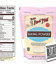 Gluten Free Baking Soda and Baking Powder Bundle. Includes One-14oz Bobs Red Mill Double Acting Baking Powder, One-16oz Bobs Red Mill Baking Soda, and One Authentic BELLATAVO Recipe Card!