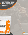 BULKSUPPLEMENTS.COM L-Citrulline Powder - Citrulline Supplement, Citrulline Pharmaceutical Grade, Citrulline Powder - Citrulline 3000mg, 3g per Servings, 167 Servings, 500g (1.1 lbs)