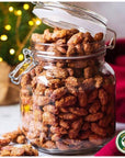 Magic Bavarian Cinnamon Roasted Almonds 10 oz  Sweet GlutenFree Vegan Nuts Made in the USA