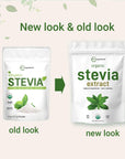 Pure Organic Stevia Powder, 8 Ounces, 1418 Serving, High Grade Stevia Green Leaf Extract Reb-A, Reduced Bitter Aftertaste, 0 Calorie, Natural Sweetener, Sugar Alternative, Keto Friendly