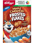 Kelloggs Maple Cinnamon Frosted Flakes Cereal 435g15 oz Box Imported from Canada