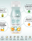 Vitaminis  Immunity Shots  Our VitaminRich Orange Pineapple Juice with Vitamin C Zinc and Magnesium No Added Sugar  Shelf Stable for Kids Women  Men 25 Fl Oz Pack of 12