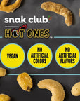 Snak Club x Hot Ones Smoky Sweet Snack Mix Spicy Snacks with Peanuts Pretzels Sesame Sticks Toasted Corn  Cashews Inspired by Hot Ones Hot Sauce 10 oz Bag