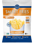 Gourmet Basics Smart Fries Variety Pack - Air Popped Low Calorie Snacks - Gluten Free, Low Fat, non-GMO - Reduced Fat Potato Chips Stres 1oz 4-Flavor Variety Pack (Pack of 24)