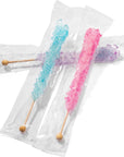 Candy Envy  Mermaid Rock Candy Sugar Sticks  10 Indiv Wrapped  Pink Light Blue Lavender