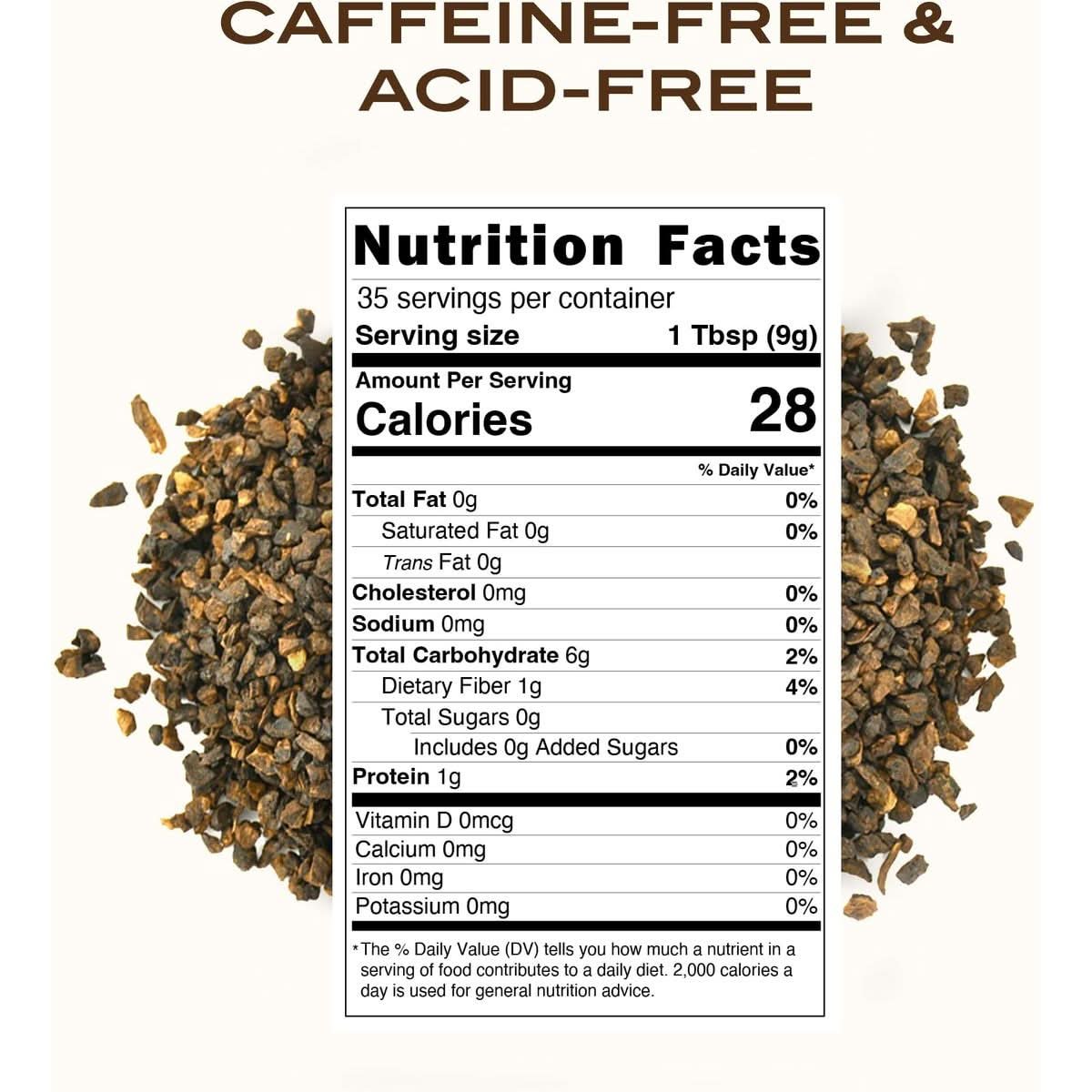 Ayurvedic Roast  Top Caffeine Free Certified Organic Coffee Substitute  Natural Grain Beverage and Herbal Blend that is a Great Non Acidic Coffee Alternative