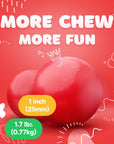 Gumballs for Gumball Machine  1 Inch Double Bubble Gumballs  Cherry Flavored Bubble Gum Red Gumballs  Kids Gum  Bulk Gum Balls 17 Lb  Chewing Gum