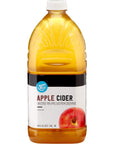 Amazon Brand  Happy Belly Unfiltered Apple Cider from Concentrate Bottle 64 fl oz Pack of 1