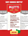 Mutti  245 oz Tomato Puree with Fresh Basil Passata con Basilico from Italys 1 Tomato Brand Sweet and velvety for recipes calling for Pureed Tomatoes