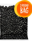 Black Licorice Jelly Beans Candy 3Pound Bag OldFashioned Sweets