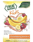 True Lemon Kids Variety 1 of each Blue Raspberry Wild Watermelon Strawberry Banana 10 Count Pack of 3 with By the Cup Mood Spoons