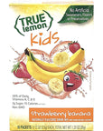 True Lemon Kids Variety 1 of each Crisp Apple Groovy Grape Strawberry Banana 10 Count Pack of 3 with By the Cup Mood Spoons