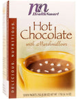 HealthSmart High Protein Hot Chocolate with Marshmallows Drink 15g Protein Low Calorie Low Carb Low Fat Aspartame Free KETO Diet Friendly Ideal Protein Compatible Instant Cocoa 7 Count Box