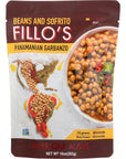 Fillos Beans  Panamanian Garbanzo  Case Of 610 Oz