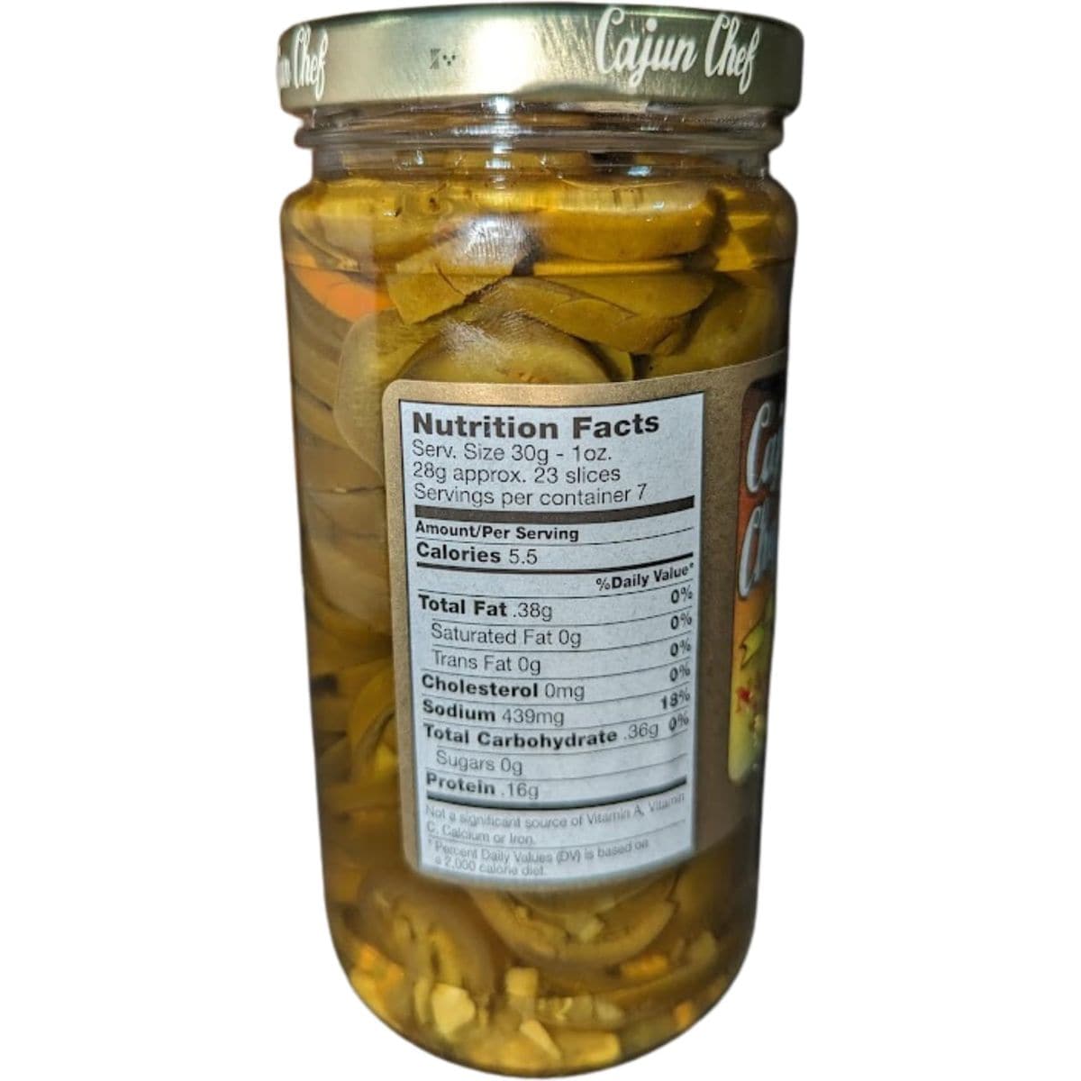 Cajun Chef Nacho Sliced Jalapeno Peppers 12 oz Pack of 1  Tangy  Spicy Condiment for Tacos Sandwiches Pizza Topper Over Dried Japeno Peppers and More