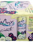 LaCroix 8 Pack Cúrate Múre Pepino Sparkling Water Blackberry Cucumber 12oz Slim Cans Naturally Essenced 0 Calories 0 Sweeteners 0 Sodium 12 Fl Oz Pack of 8