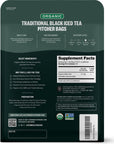 FGO Organic Black Iced Tea EcoConscious Tea Bags 36 Pitcher Bags Packaging May Vary Pack of 1