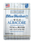 Blue Harbor Fish Co Wild Albacore Tuna in Water with Sea Salt  30 oz Pouch Pack of 12