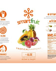 Smartfruit Tropical Harmony  Aloe 100 Real Fruit Purée NonGMO No Additives Vegan  48 Fl Oz  2 Pack