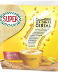 Super Nutremill 3in1 Instant Original Cereal Wholegrain Oats Flakes Corn 15 Sachets 420g