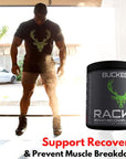 Bucked Up- BCAA RACKED™ Branch Chained Amino Acids | L-Carnitine, Acetyl L-Carnitine, GBB | Post Workout Recovery, Protein Synthesis, Lean Muscle BCAAs That You Can Feel! 30 Servings (Watermelon)