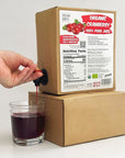 Organic Cranberry Juice Box 1014 Fl Oz  100 Pure Cranberry Juice No Added Sugar Not From Concentrate  Vegan Organic Non GMO Natural Unsweetened Cranberry Juice