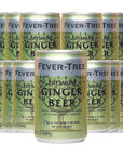 Fever Tree Premium Ginger Beer  Premium Quality Mixer and Soda  Refreshing Beverage for Cocktails  Mocktails 150ml Bottle  Pack of 15