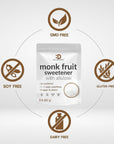 Monk Fruit Sweetener with Allulose - 2lbs