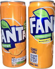 European Fanta Orange Soda Case of Cans 24 x 330 ml