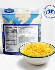 Backpackers Pantry Three Cheese Mac  Cheese  Freeze Dried Backpacking  Camping Food  Emergency Food  24 Grams of Protein Vegetarian 1 count