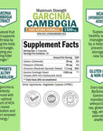 Garcinia Cambogia Weight Loss Pills - 1500mg HCA Pure Extract - Fast Acting Appetite Suppressant - Fat Burner for Women and Men to Help Lose Weight - Carb Blocker Metabolism Diet Pill - 90 Capsules