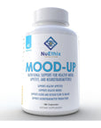 NuEthix Formulations Mood-Up - Stress Relief, Mood & Sleep Supplement - 5-HTP, Rhodiola Rosea + More - Natural Energy & Hormone Support - Non-GMO - 180 Capsules